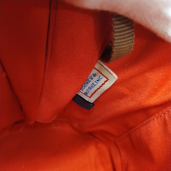 Dooney & Bourke Blue Pebbled Leather Double Handles Zipper Satchel Bag - NWT - Picture 13 of 16